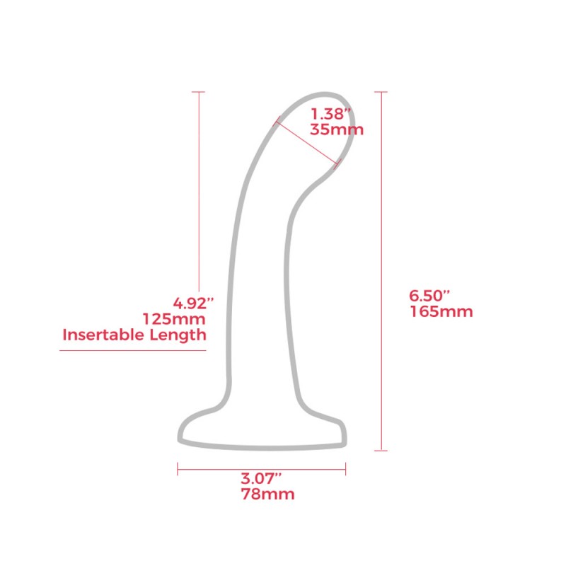 AROSUM FlexDong Vibrating Strap-on Dildo