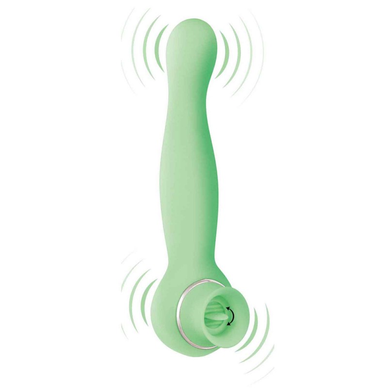 Blaze Lucious Licker Dual Head Multi-Functional Tongue Vibrator