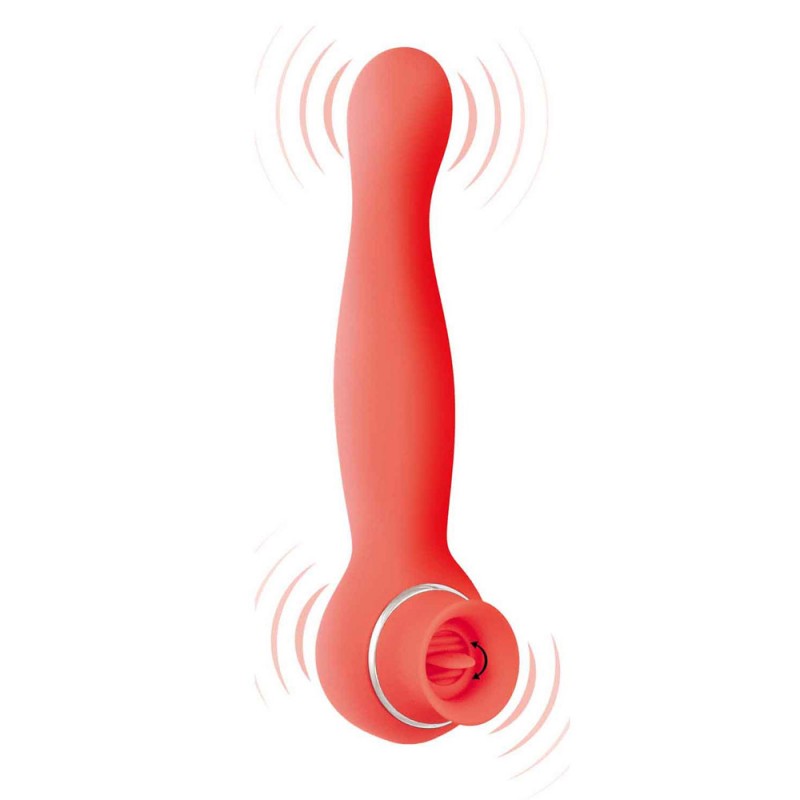 Blaze Lucious Licker Dual Head Multi-Functional Tongue Vibrator