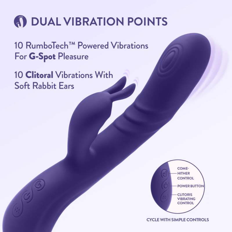 Blush Harper Rabbit Vibrator5