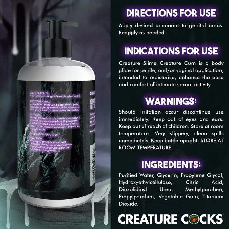 Creature Slime Creature Cum Unscented Jizz Lubricant