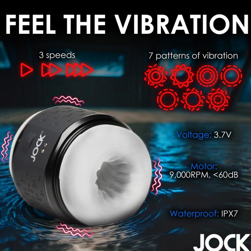 Double Ended Stroker Vibrating Male Masturbator5