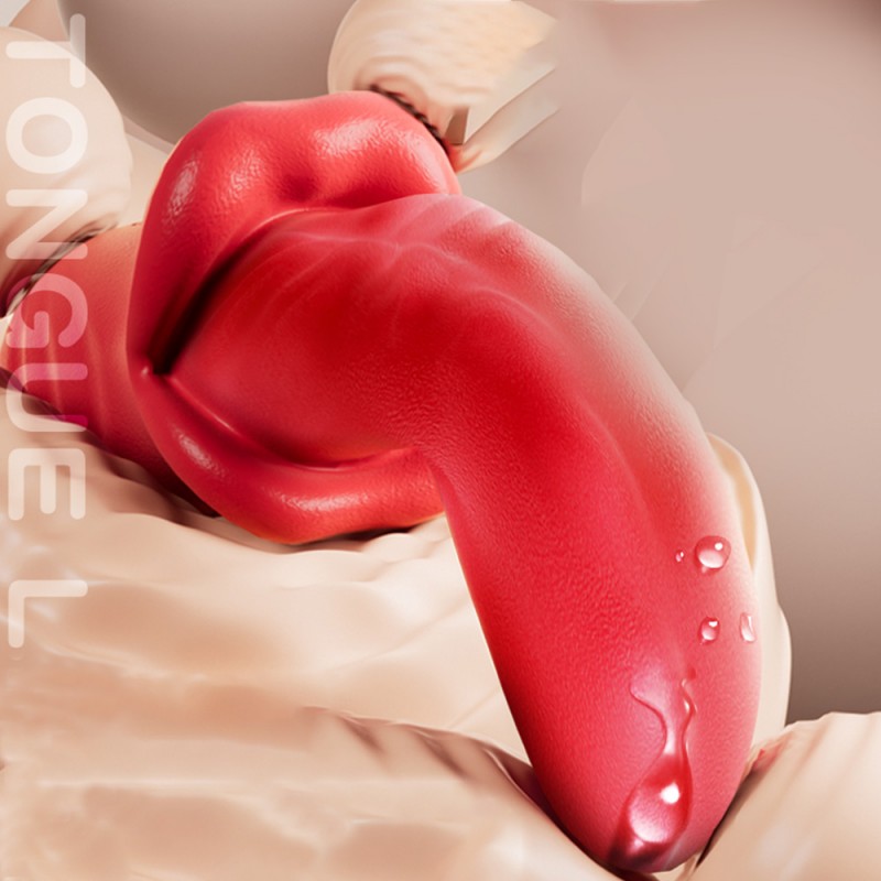 Dual Motors G-Spot Vibrator Tongue Licking Stimulator with LCD Display6