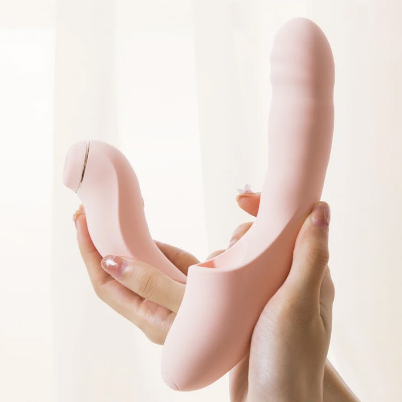 SVAKOM Fatima Sucking Push Blasting Heating Vibrator