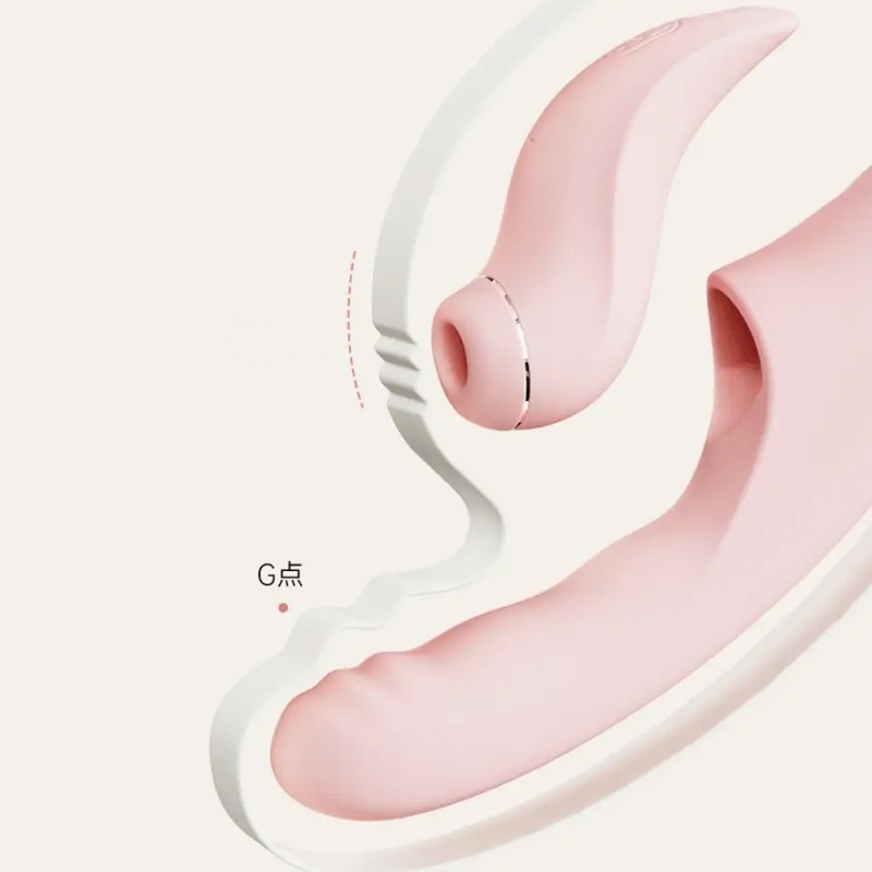 SVAKOM Fatima Sucking Push Blasting Heating Vibrator