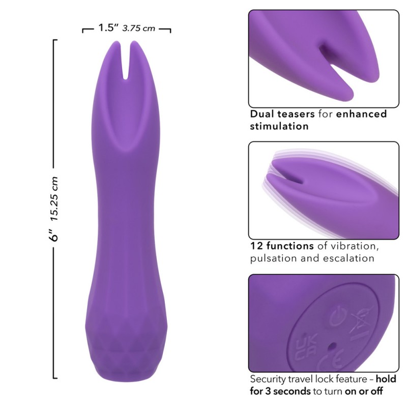 CalExotics Gia Dual Flicker G-Spot Vibrator