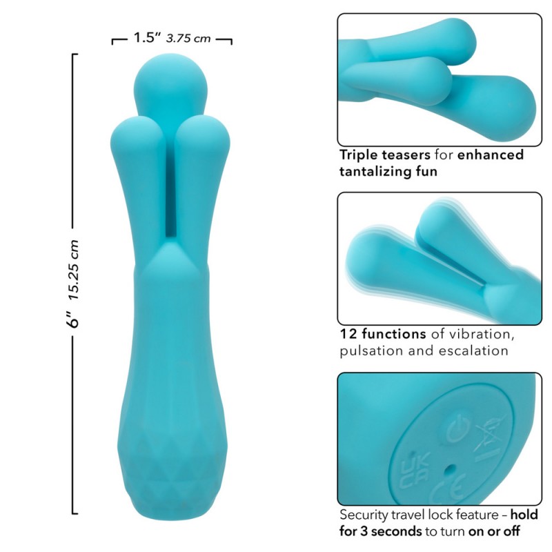 CalExotics Gia Triple Teaser Body & Clit Stimulator3