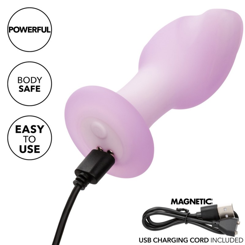 CalExotics Lavender Haze Vibrating Butt Plug Ridge Probe