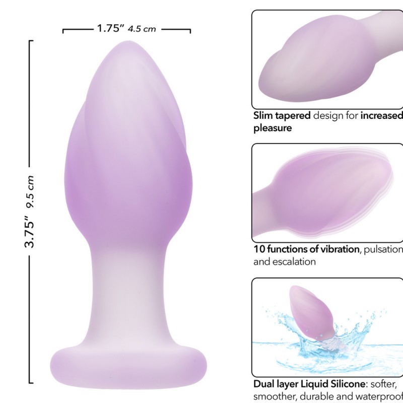 CalExotics Lavender Haze Vibrating Butt Plug Ridge Probe