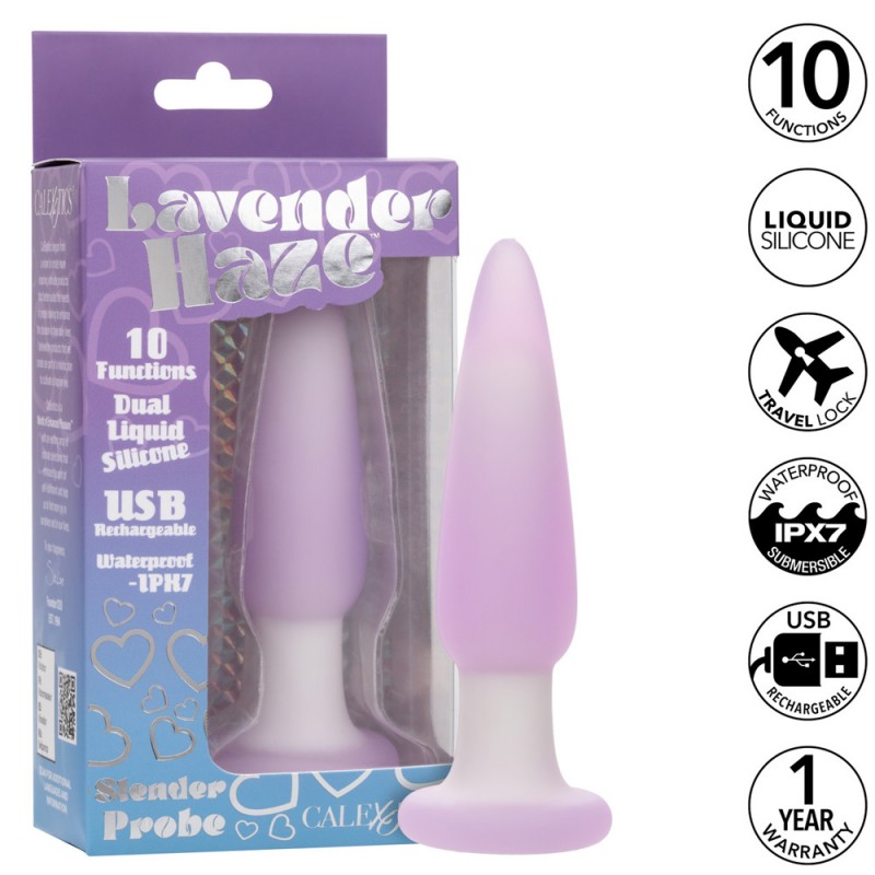 CalExotics Lavender Haze Slender Probe Anal Vibrator3