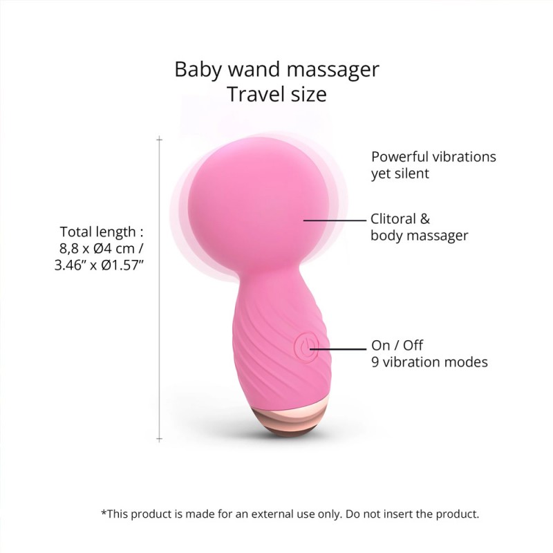 Love to Love Itsy Bitsy Silicone Mini Wand Vibrator