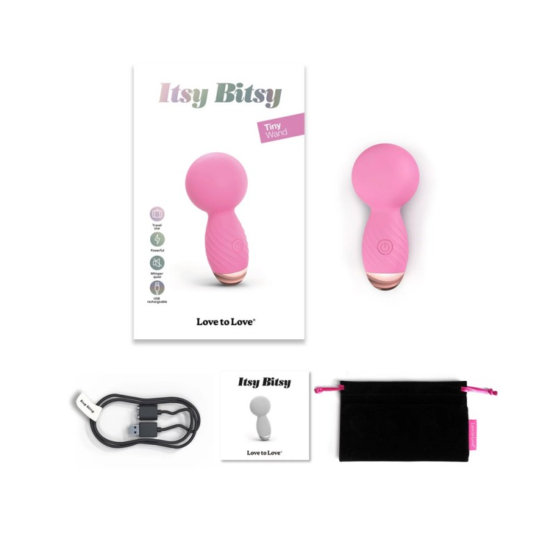 Love to Love Itsy Bitsy Silicone Mini Wand Vibrator