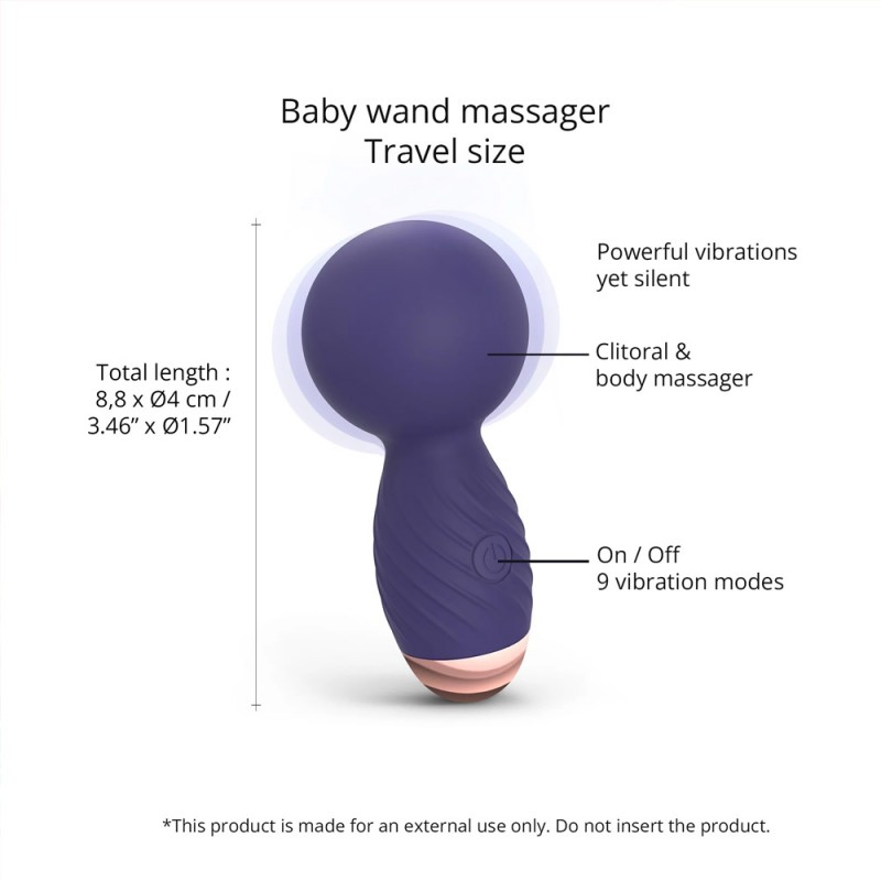 Love to Love Itsy Bitsy Silicone Mini Wand Vibrator