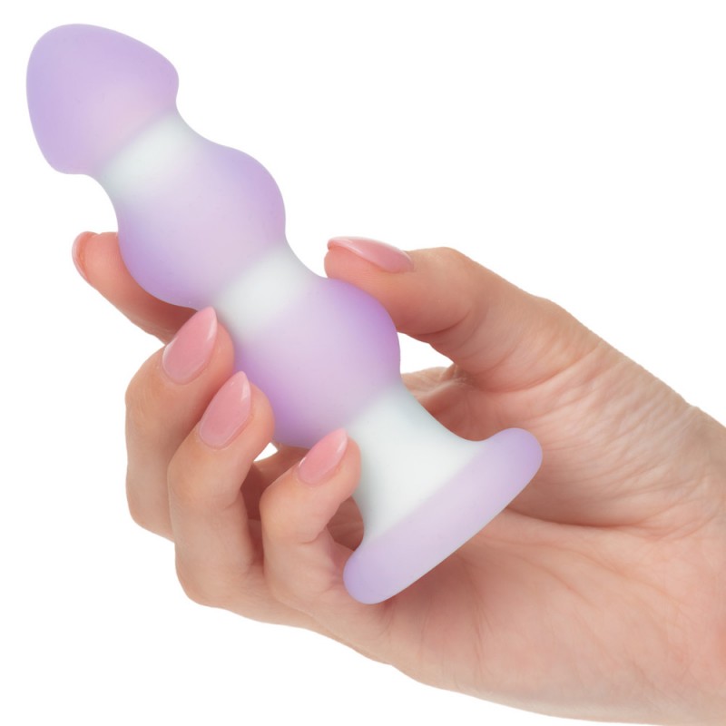 CalExotics Lavender Haze Beaded Probe Anal Bead Butt Plug