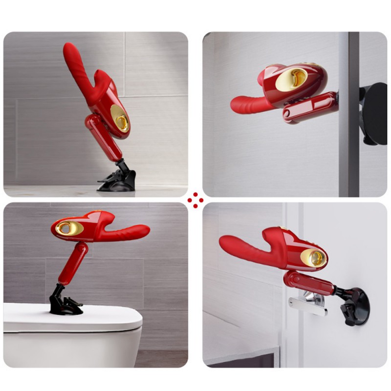 Leten Thrusting & Sucking Sex Machine with Suction Cup & Remote Control6