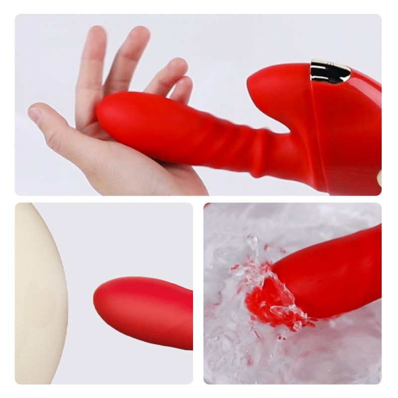 Leten Thrusting & Sucking Sex Machine with Suction Cup & Remote Control