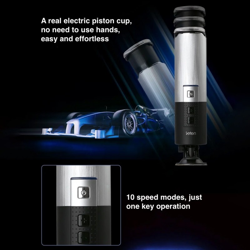 Leten X-9 Retractable Male Masturbator with Hands-Free Suction Cup5