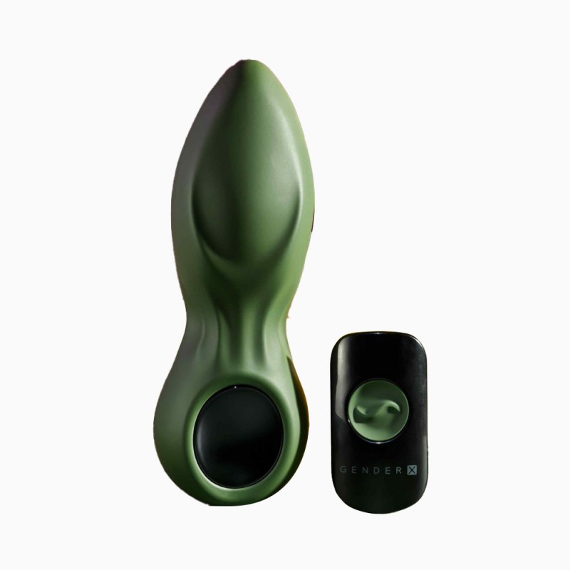 Gender X My Secret Garden Rechargeable Vibrating Anal Plug With Remote