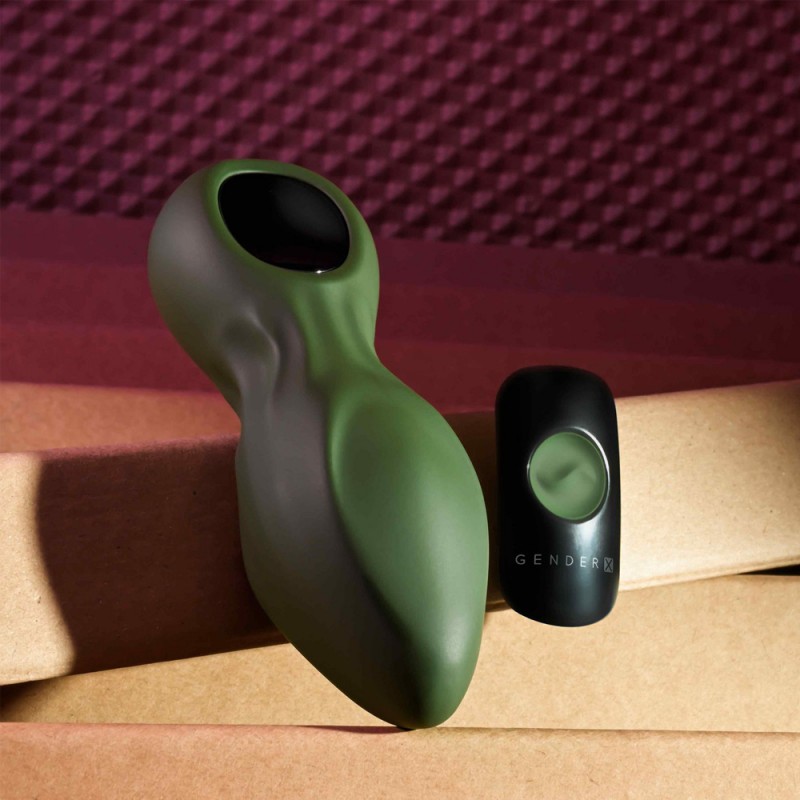 Gender X My Secret Garden Rechargeable Vibrating Anal Plug With Remote