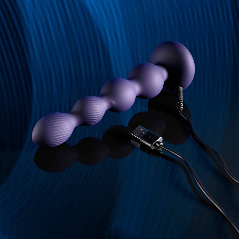 Pleasure Orbit Rotating & Vibrating Anal Beads with Remote2