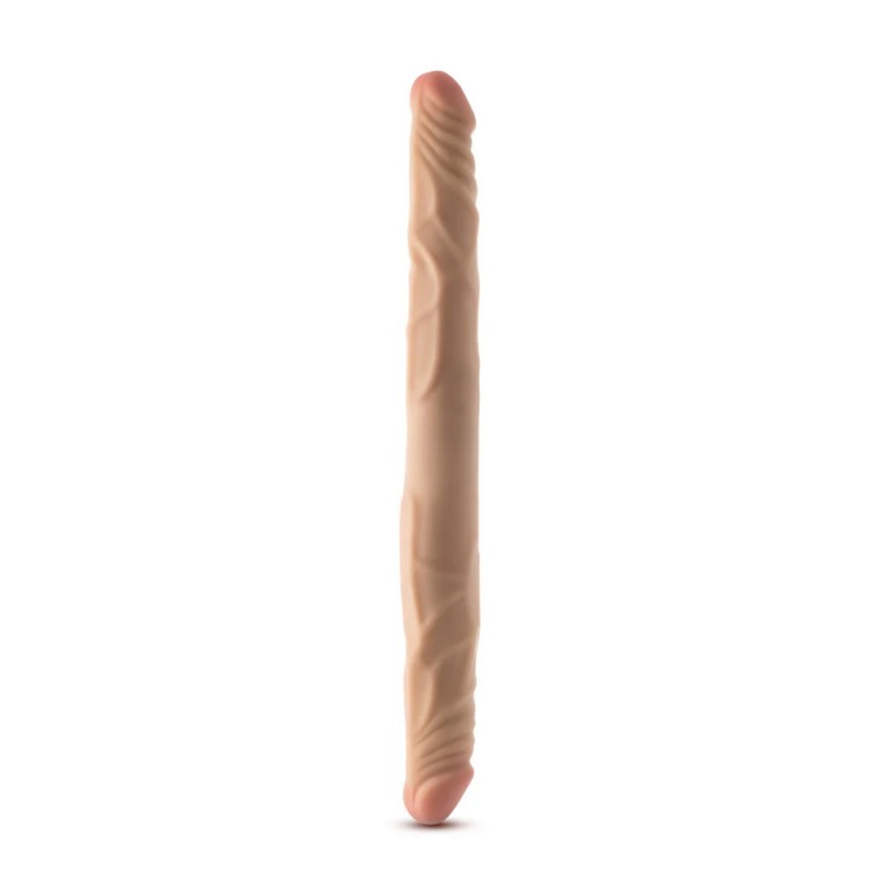 Blush Dr. Skin Plus 14 Inch Extra Long Double-Ended Dildo