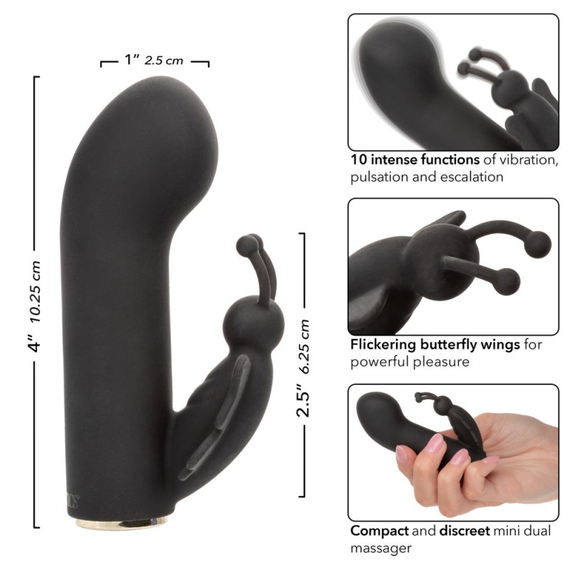 CalExotics Raven Butterfly Rabbit Vibrator Sex Toy For Woman