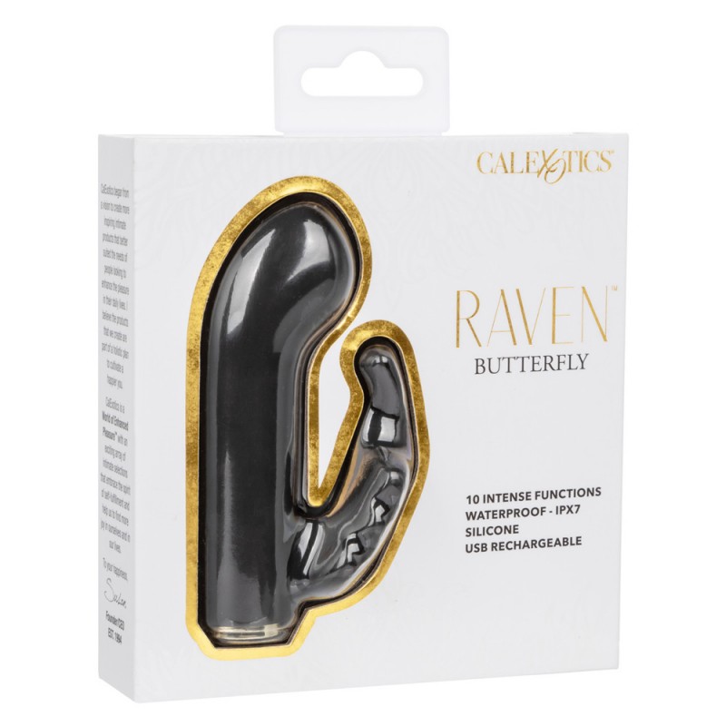 CalExotics Raven Butterfly Rabbit Vibrator Clitoral Stimulators