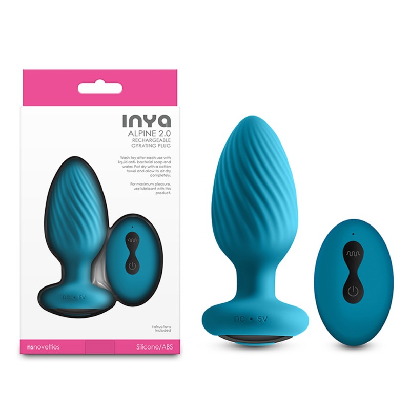 NS Novelties Renegade Alpine 2.0 Gyrating & Vibrating Butt Plug w/Remote