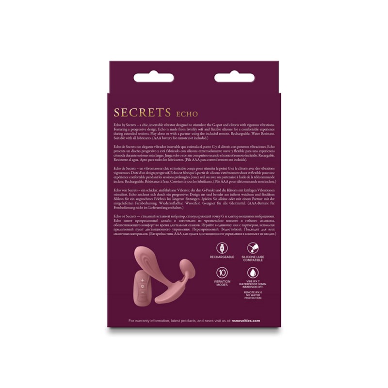 NS Novelties Secrets Echo G Spot Vibrator