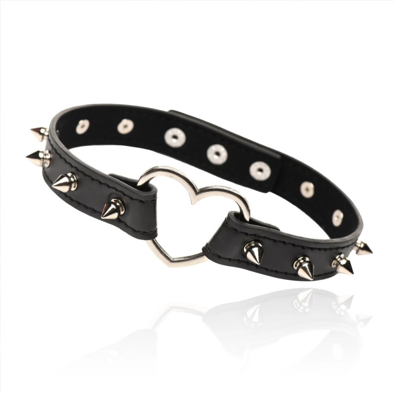 Master Series Spiked Heart Choker BDSM Gear