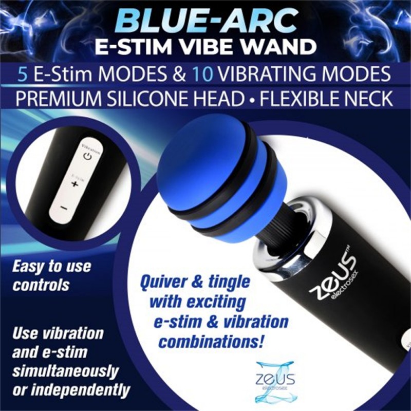 E-Stim Wand Vibrator Electrosex Gear Electroplay Bdsm Toys