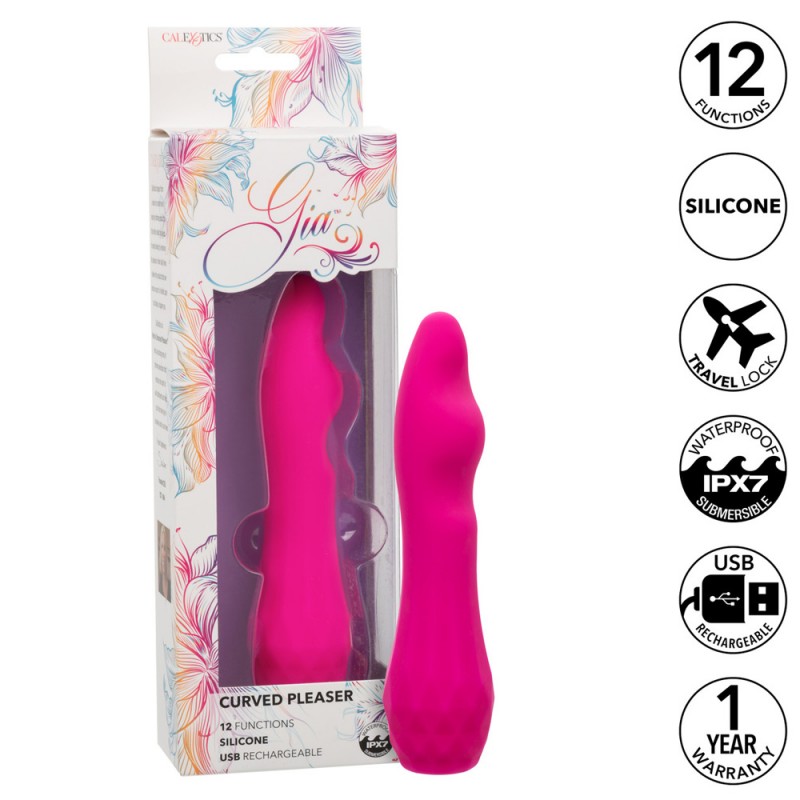 CalExotics Gia Curved Pleaser G-Spot Vibrator