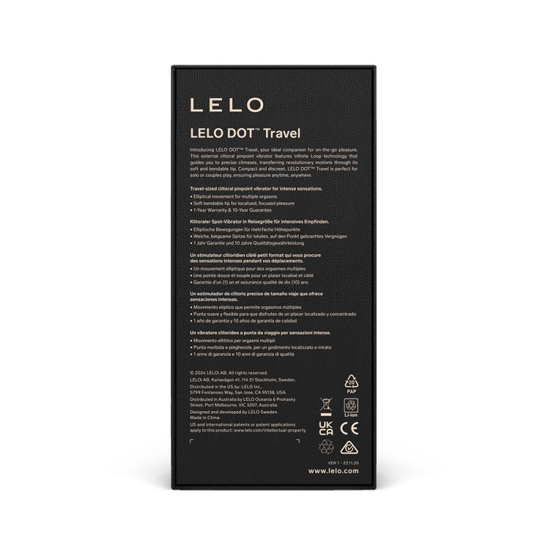 LELO DOT Travel Vibe Clitoral Pinpoint Stimulator3