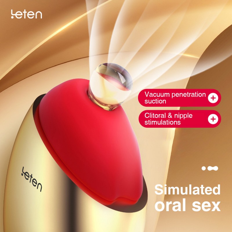 Leten Vacuum Sucking Massager Female Clitoral Vibrator