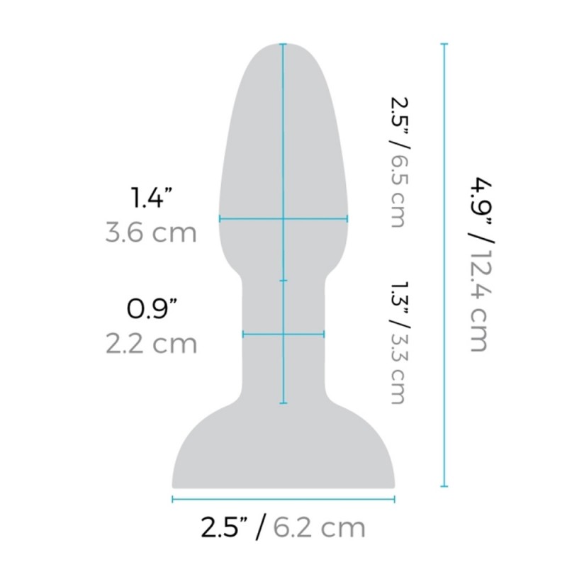 b-Vibe Rimming Petite Rotating Vibration Remote Plug
