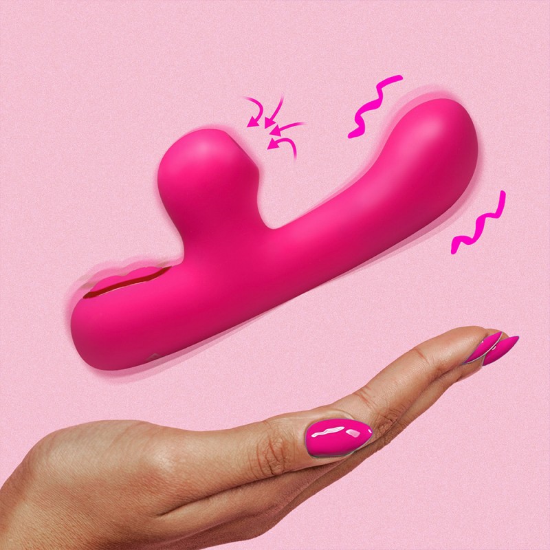 Bang! Mini Rabbit G-spot & Suction Vibrator