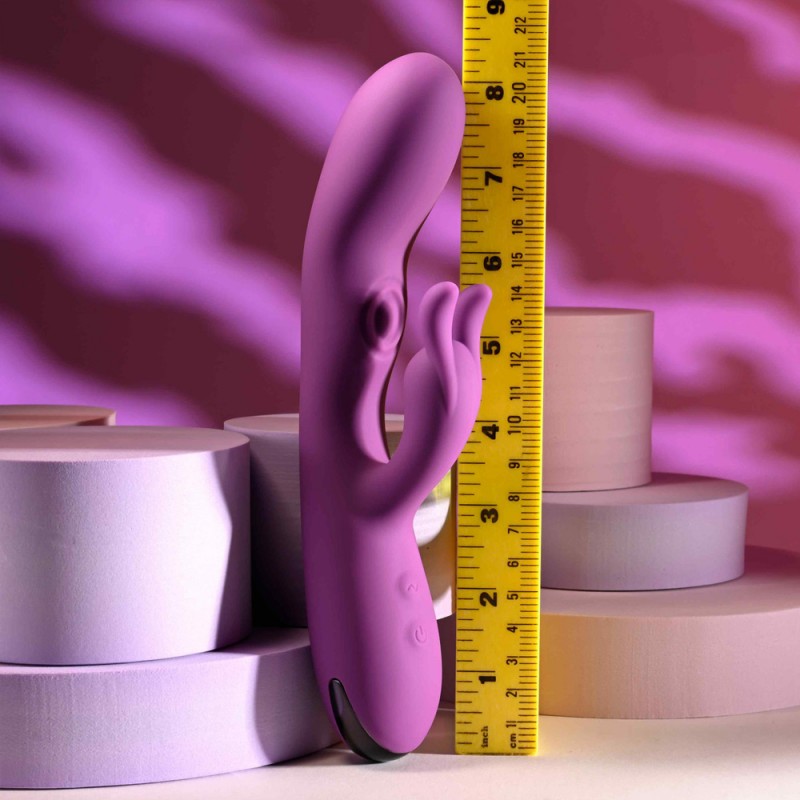 Playboy Busy Bunny Vibrating Dual Stimulator Vibrator Wild Aster