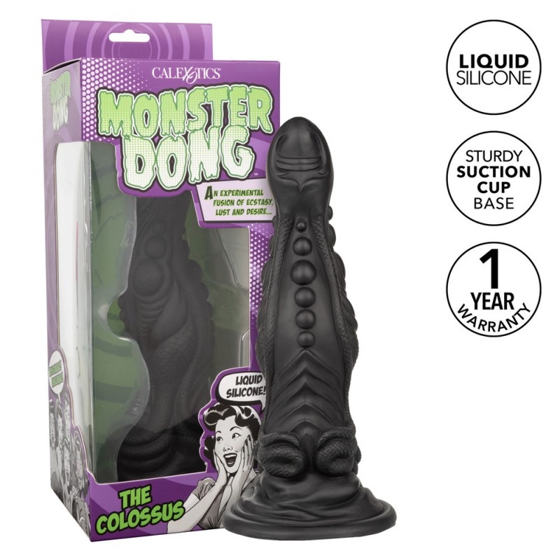 CalExotics Monster Dong The Colossus 9 In Silicone Dildo2