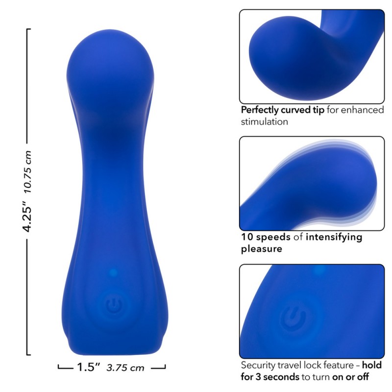 CalExotics Cascade Curve Silicone Clitoral Vibrator