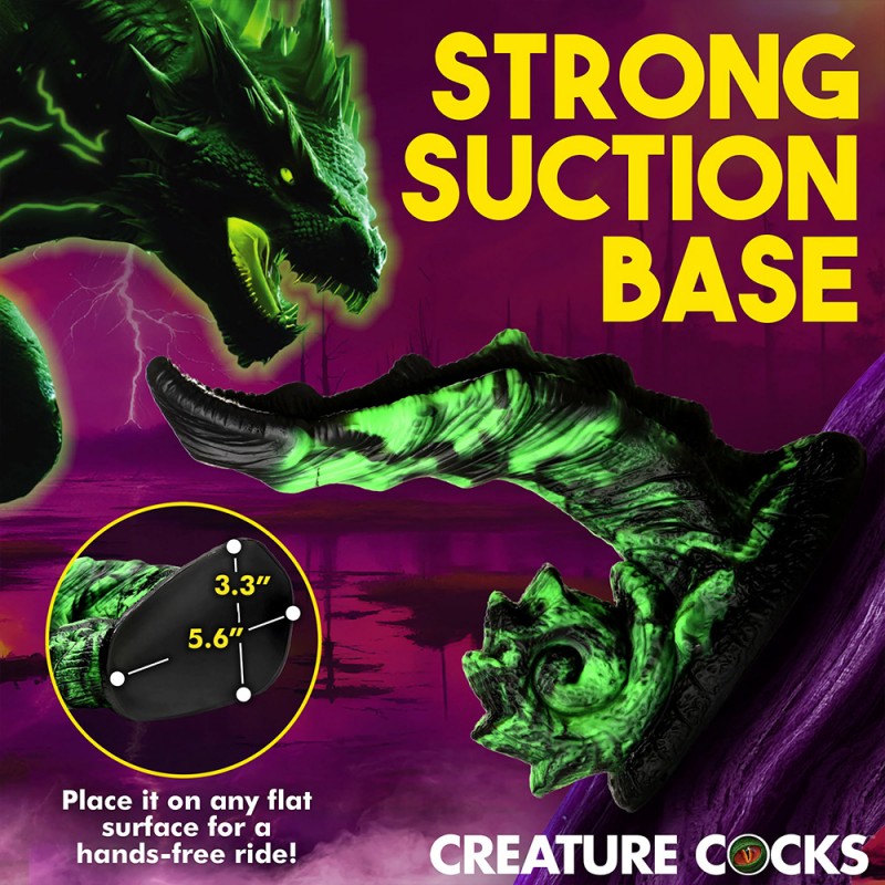 Creature Cocks Glowzilla Glow-in-the-Dark Fantasy Dildo6