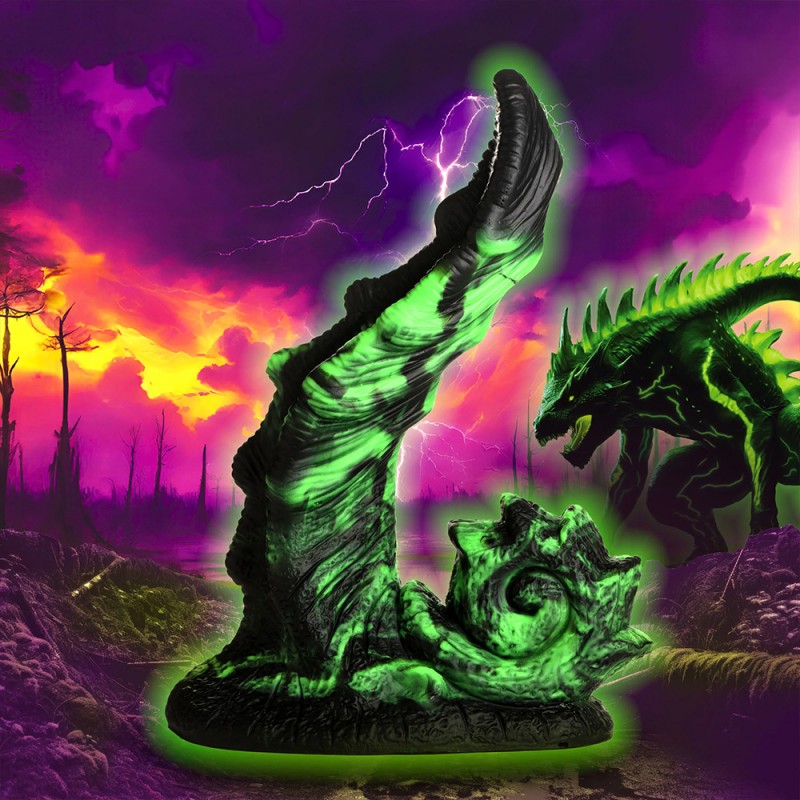 Creature Cocks Glowzilla Glow-in-the-Dark Fantasy Dildo