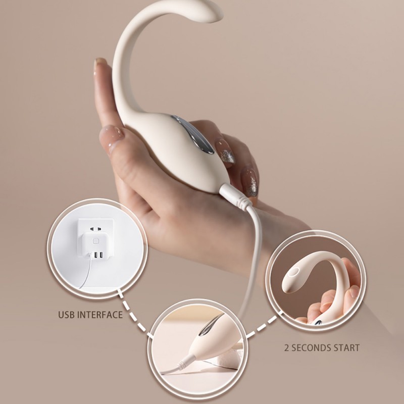 Electric Shock E-Stim Wearable Egg Vibrator with App Control