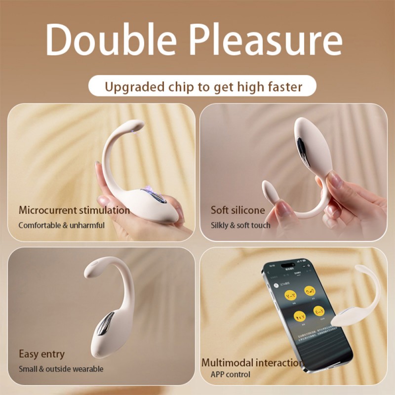 Electric Shock E-Stim Wearable Egg Vibrator with App Control5