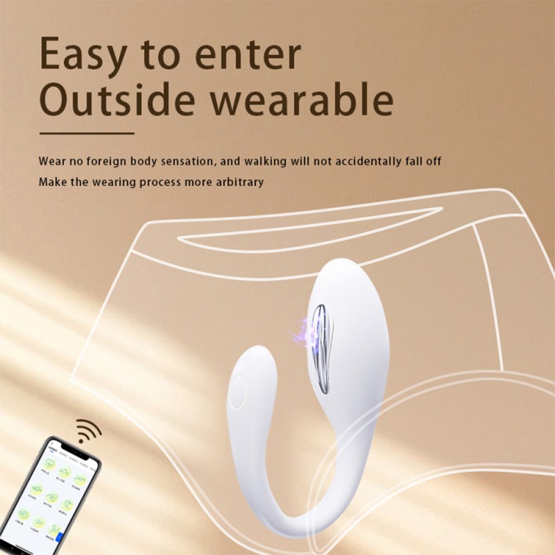 Electric Shock E-Stim Wearable Egg Vibrator with App Control3