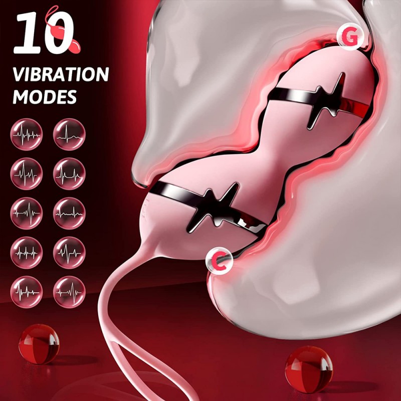 Kegel Ben Wa Ball Vibrating Egg Eletric Shock Vaginal Tight ExerciseKegel Ben Wa Ball Vibrating Egg Eletric Shock Vaginal Tight