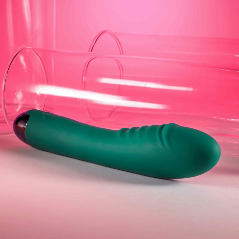 Gender X Pirouette Rechargeable Vibrating Vibrator Silicone Teal