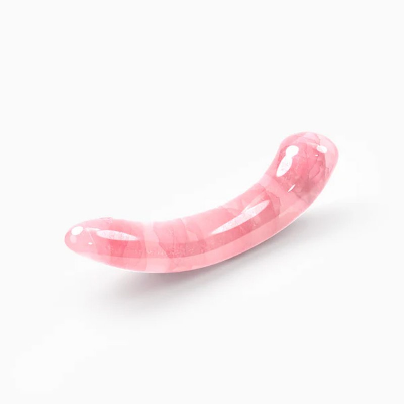 Biird Pixii Rose Quartz Crystal Dildo Sex Toys For Women