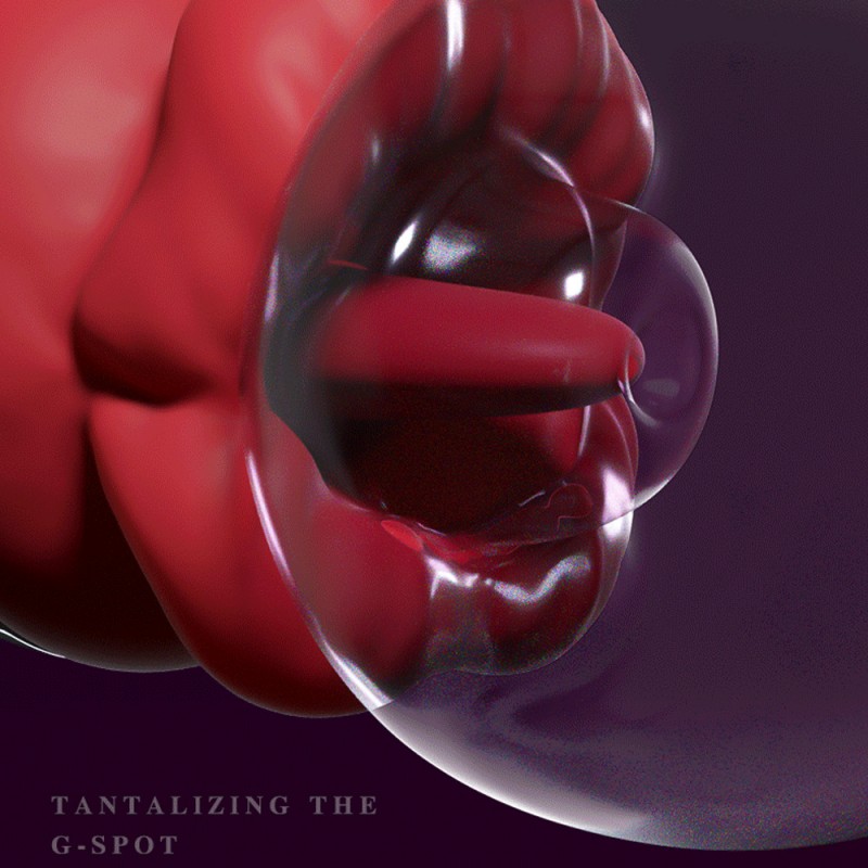 Rose Clit Tongue Licking Vibrator G-spot Stimulator2