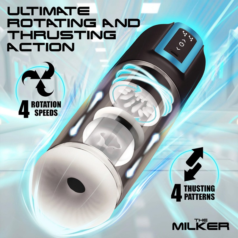 The Milker Roto-Stroke Thrusting & Rotating Male Masturbator