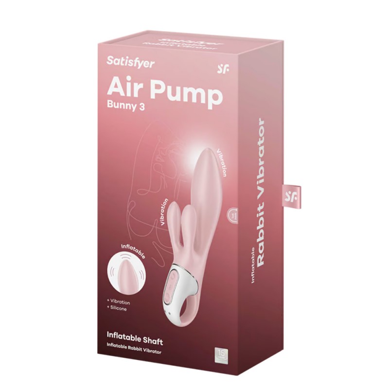 Satisfyer Air Pump Bunny 3 Inflatable Rabbit Vibrator3